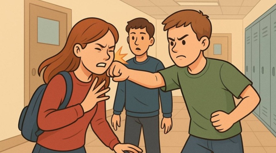 В школе Рыбницкого района подросток ударил одноклассницу