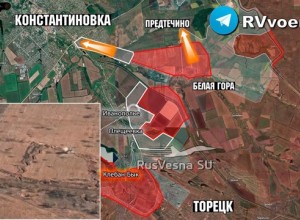 Российские бойцы вошли в Константиновку: город под угрозой окружения