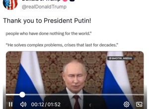 Трамп поблагодарил Путина за поддержку в вопросе Нобелевской премии мира