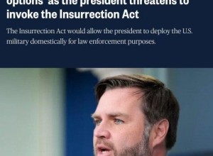 Вице-президент Вэнс: Трамп может применить Закон о восстании для наведения порядка в США