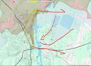 Российская армия готовится к переправе через Оскол в районе Купянска