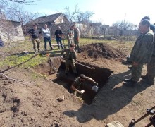 В Парканах найдено захоронение красноармейца времен Великой Отечественной войны
