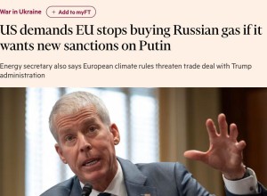 США предлагают ЕС выбор: санкции против России или резкий рост цен на газ и нефть