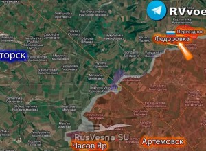 Российские войска закрепились в Фёдоровке и Переездном, наступление развивается под Северском