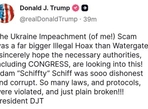 Трамп потребовал расследовать «украинский импичмент»: «Это был обман, хуже Уотергейта»