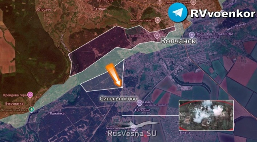 Бои под Волчанском — армия России наступает на Синельниково