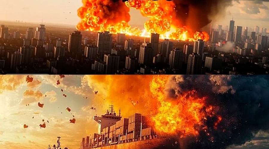 Масштабная ночная атака по портам и объектам инфраструктуры в прифронтовых районах