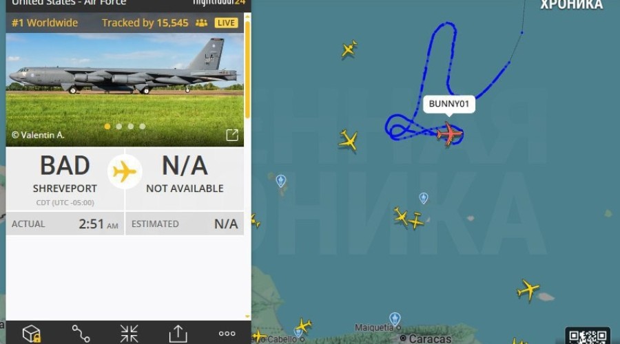 B-52 у берегов Венесуэлы: США отрабатывают массированный удар — манёвры с «цифровыми пусками»