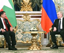Переговоры Путина и премьер-министра Мьянмы в Кремле
