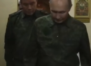 Путин провел совещание с военным командованием в Курской области