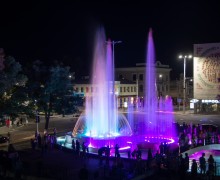 Фонтанный комплекс в центре Тирасполя