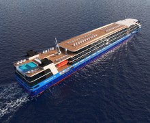 В России представили проект нового круизного лайнера «Сириус»