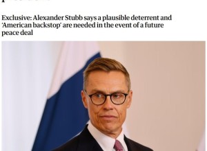 Президент Финляндии: гарантии безопасности Украины втянут Европу в войну с Россией