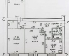 3-комнатная квартира в центре города, ул. Пушкина – продажа