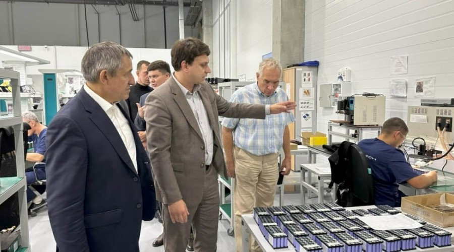 В Татарстане открыт завод литий-ионных аккумуляторов «Батареон» для 30 отраслей