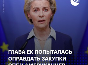 Фон дер Ляйен: ЕС важна энергетическая безопасность, а не автономия; СПГ у США укрепляет стабильность