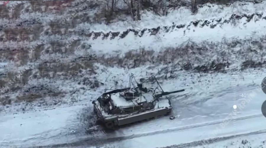 Минобороны показало уничтожение Abrams в Курской области