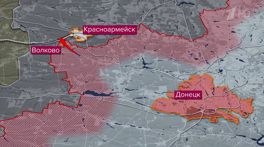 Российская армия освободила Волково в Донецкой Народной Республике