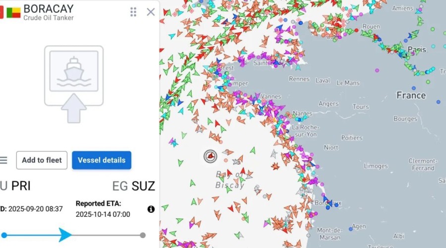 Танкер Boracay вновь в пути после задержания во Франции | Морской инцидент и международная реакция
