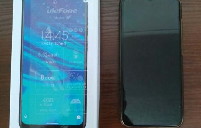Ulefone Note 9P 4/64 ГБ — надёжный смартфон с камерой 16 МП и 4G