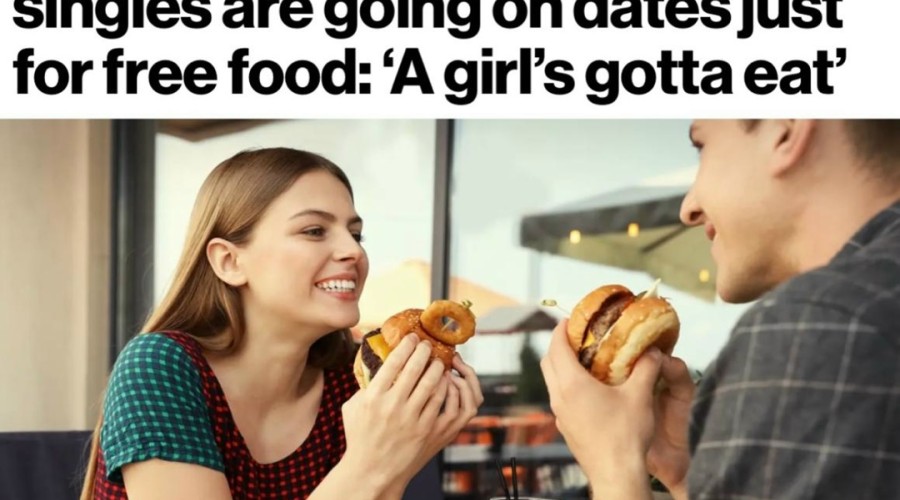 Исследование: треть зумеров ходит на свидания ради бесплатной еды