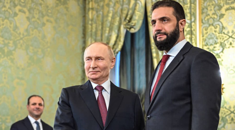 Путин провёл переговоры с президентом переходного периода Сирии Ахмедом аш-Шараа