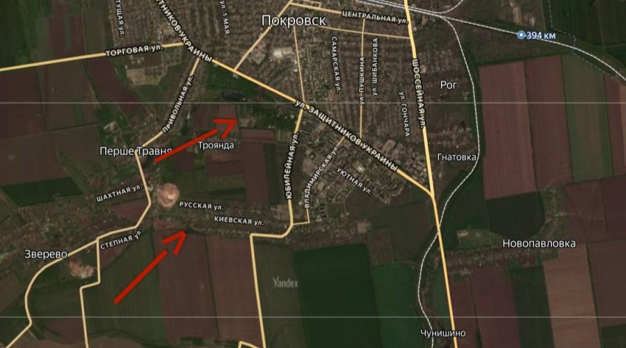 ВС России продвигаются на нескольких направлениях фронта — мониторинговые данные