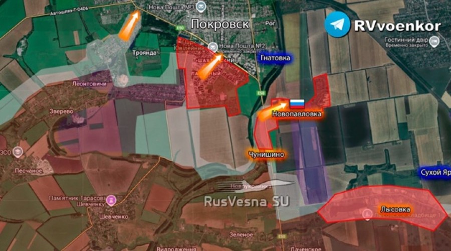 Российская армия освободила Новопавловку в Донецкой Народной Республике