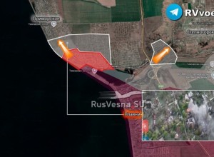 Российские десантники заняли юг Степногорска и большую часть Приморского