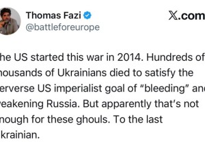 Журналист Фази: США начали войну на Украине ради ослабления России