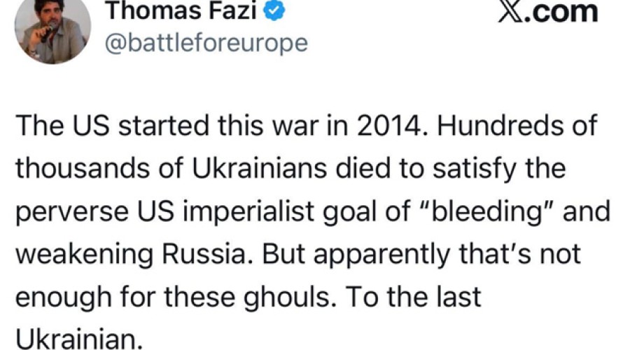 Журналист Фази: США начали войну на Украине ради ослабления России