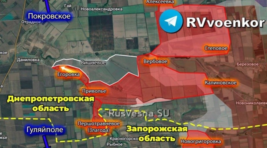 Российский флаг поднят над Егоровкой: путь открыт к Гуляйполю