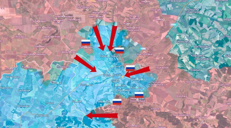 Минобороны: ВС РФ взяли под контроль Малую Локню и Косицу, кольцо вокруг Суджи замыкается
