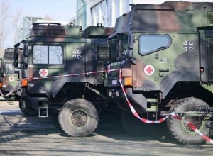 Неизвестные подожгли военную технику ВС Германии в Берлине