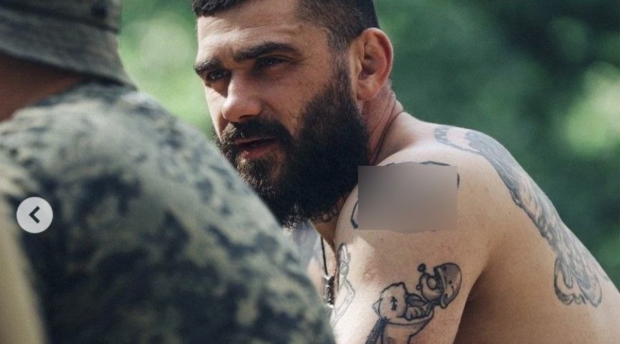 Командир ВСУ Антон Радько замечен с татуировками и цитатами Роммеля и Шухевича