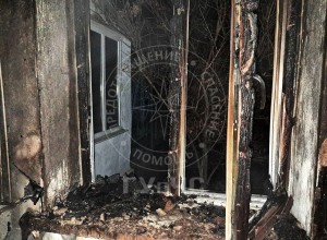 Пожар в Виноградном: пенсионерка избежала трагедии