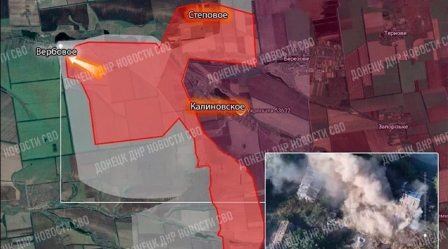 Наступление ВС РФ в Запорожье и Днепропетровске: штурм Вербового и Новогригоровки