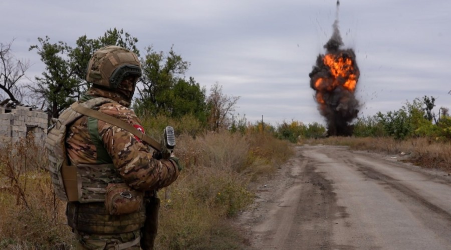 Сапёры группировки «Центр» разминируют освобождённые районы ДНР на Красноармейском направлении
