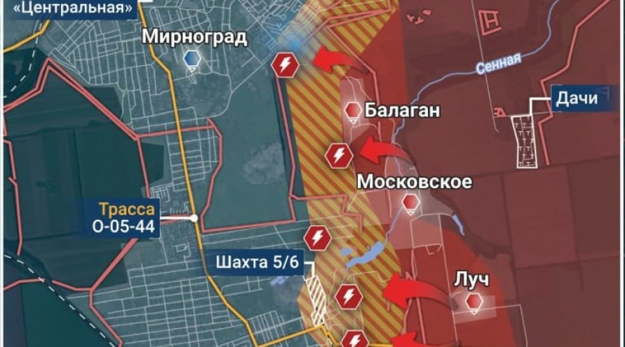 Армия России вошла в Мирноград: идут уличные бои на окраинах